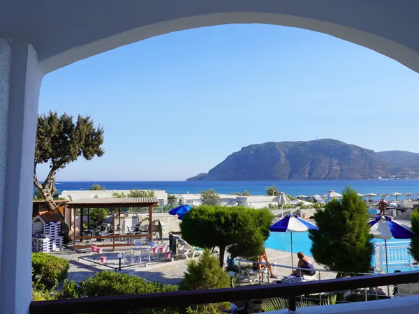 Sea view from Hotel Ionikos, Kefalos